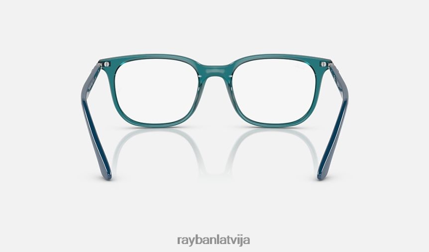 rb7211 optika pulēta caurspīdīga tirkīza F0L86X2105 vīriešiem Ray-Ban brilles