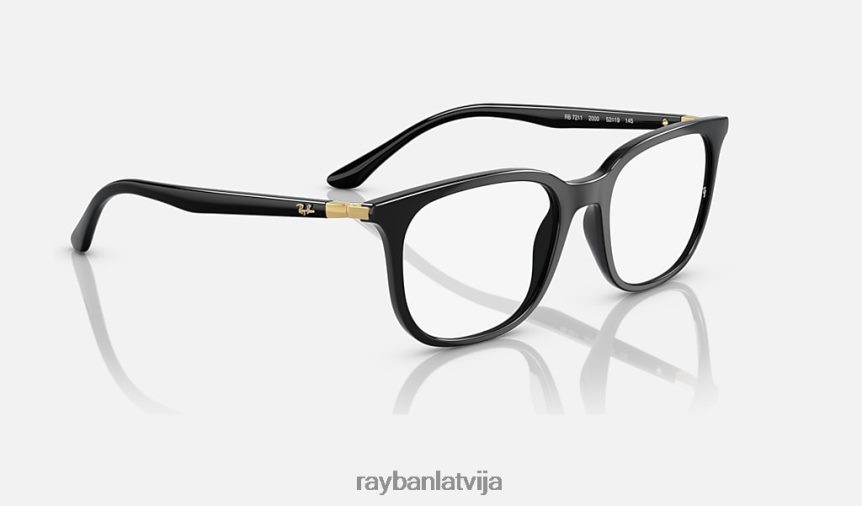 rb7211 optika pulēta melna F0L86X2108 vīriešiem Ray-Ban brilles