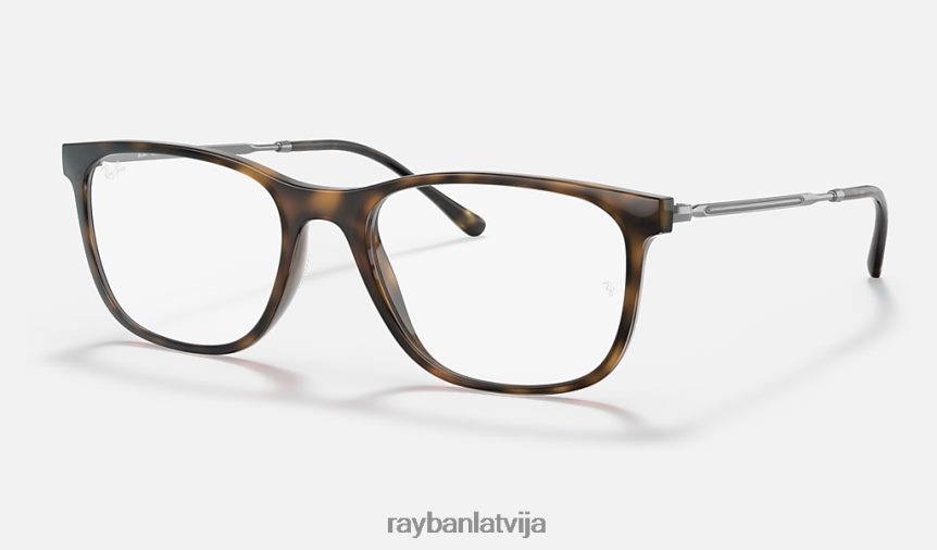 rb7244 optika pulēta havana F0L86X2434 vīriešiem Ray-Ban brilles