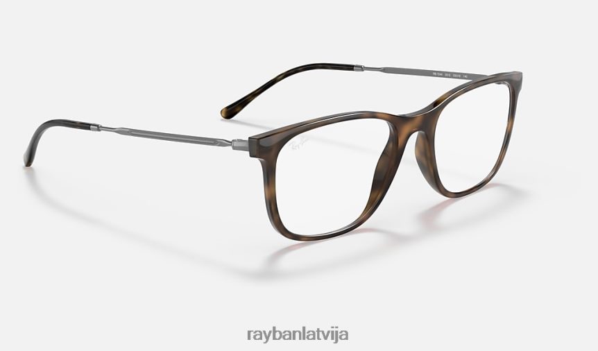 rb7244 optika pulēta havana F0L86X2434 vīriešiem Ray-Ban brilles