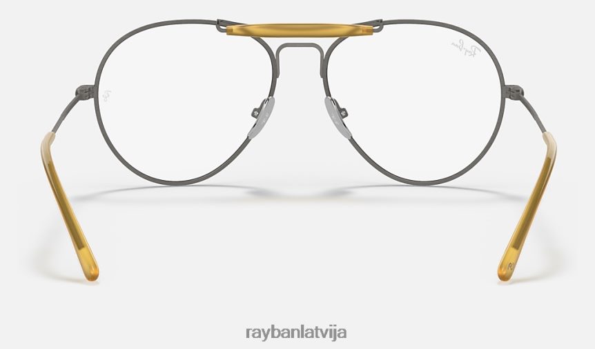 rb8063 titāna optika matēts pelēks F0L86X1865 vīriešiem Ray-Ban brilles