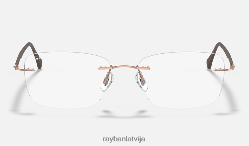 rb8725 optika pulēta gaiši brūna F0L86X2494 vīriešiem Ray-Ban brilles