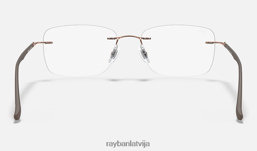 rb8725 optika pulēta gaiši brūna F0L86X2494 vīriešiem Ray-Ban brilles