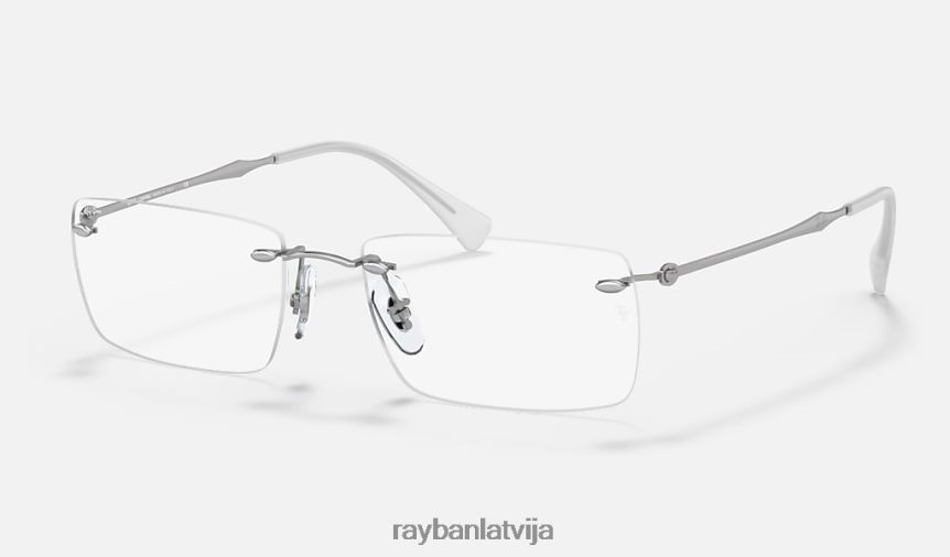 rb8755 optika pulēts sudrabs F0L86X2292 vīriešiem Ray-Ban brilles