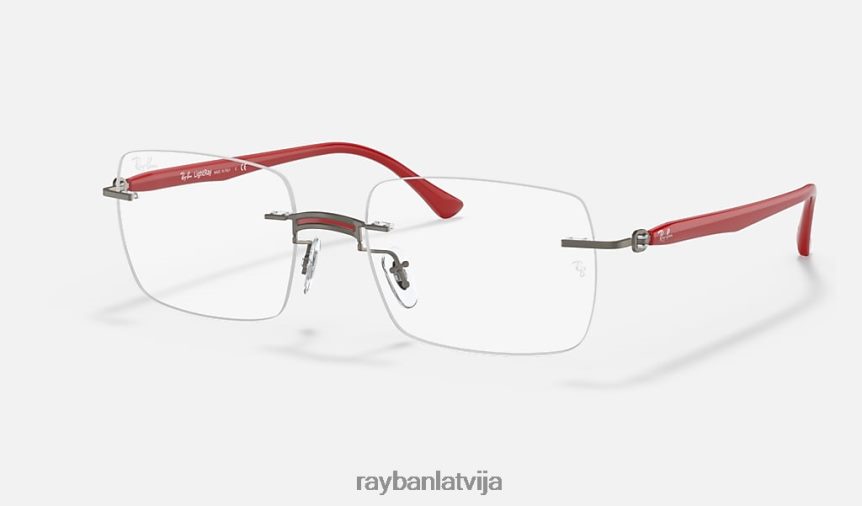 rb8767 optika matēts sarkans F0L86X2460 vīriešiem Ray-Ban brilles