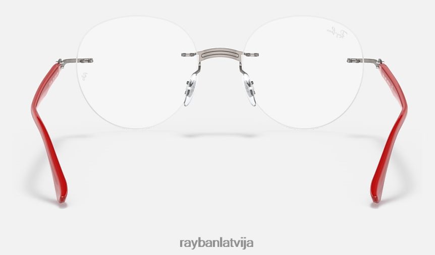 rb8768 optika pulēta sarkana F0L86X2469 vīriešiem Ray-Ban brilles