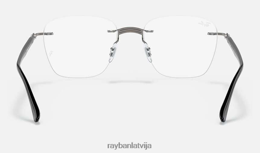 rb8769 optika pulēta melna F0L86X2466 vīriešiem Ray-Ban brilles