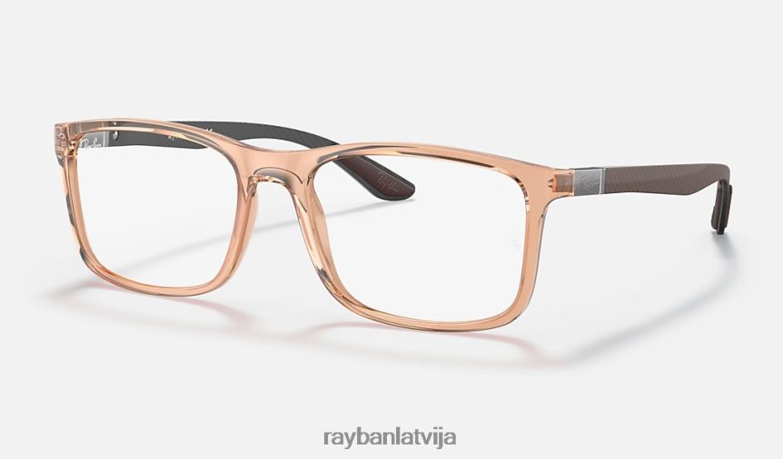 rb8908 optika pulēta caurspīdīga brūna F0L86X2085 vīriešiem Ray-Ban brilles