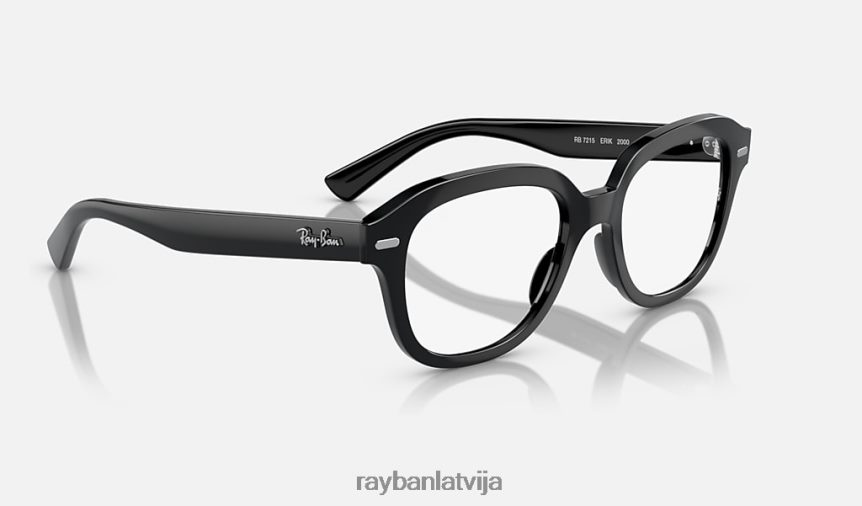 Ērika optika pulēta melna F0L86X1695 vīriešiem Ray-Ban brilles