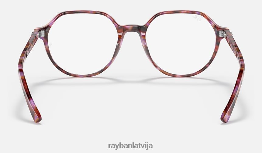 thalia optika pulēta brūna/violeta havana F0L86X1663 vīriešiem Ray-Ban brilles