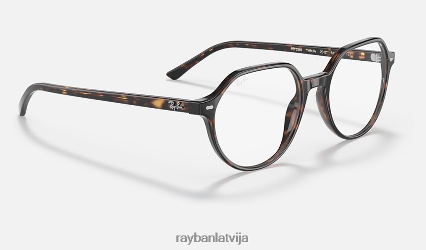 thalia optika pulēta havana F0L86X1666 vīriešiem Ray-Ban brilles