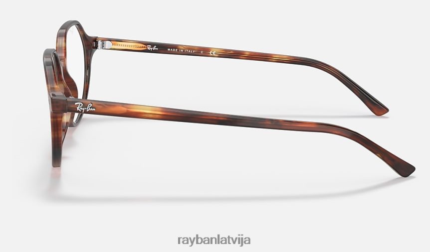 thalia optika pulēta svītraina havana F0L86X1664 vīriešiem Ray-Ban brilles