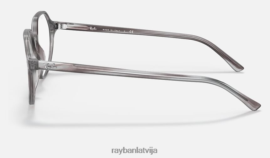 thalia optika pulēta svītraina pelēka F0L86X1661 vīriešiem Ray-Ban brilles