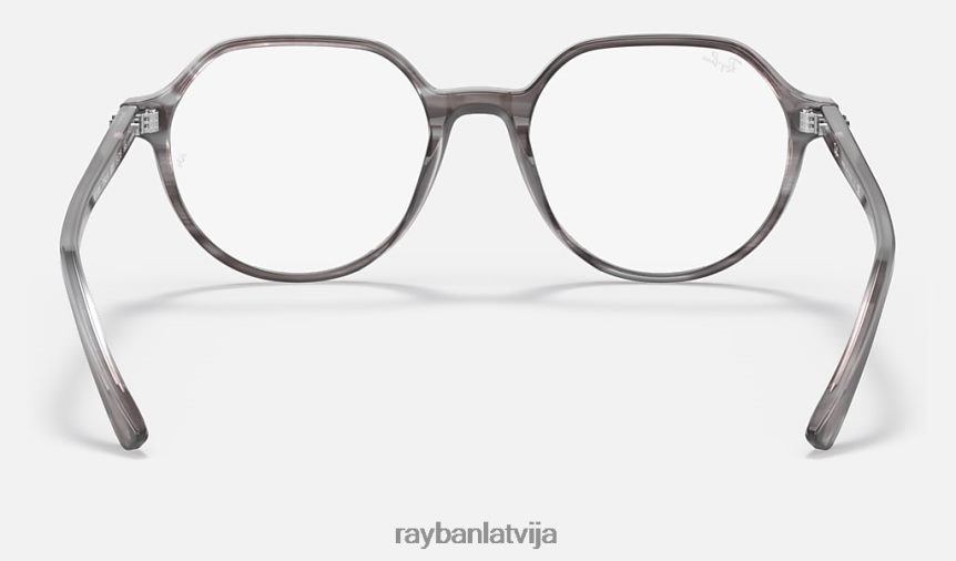 thalia optika pulēta svītraina pelēka F0L86X1661 vīriešiem Ray-Ban brilles