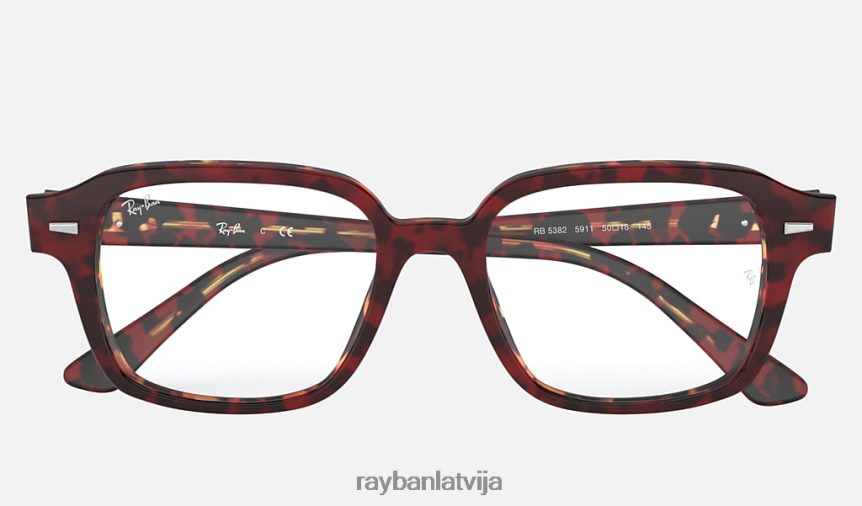 tucson optika pulēta sarkana havana F0L86X2354 vīriešiem Ray-Ban brilles