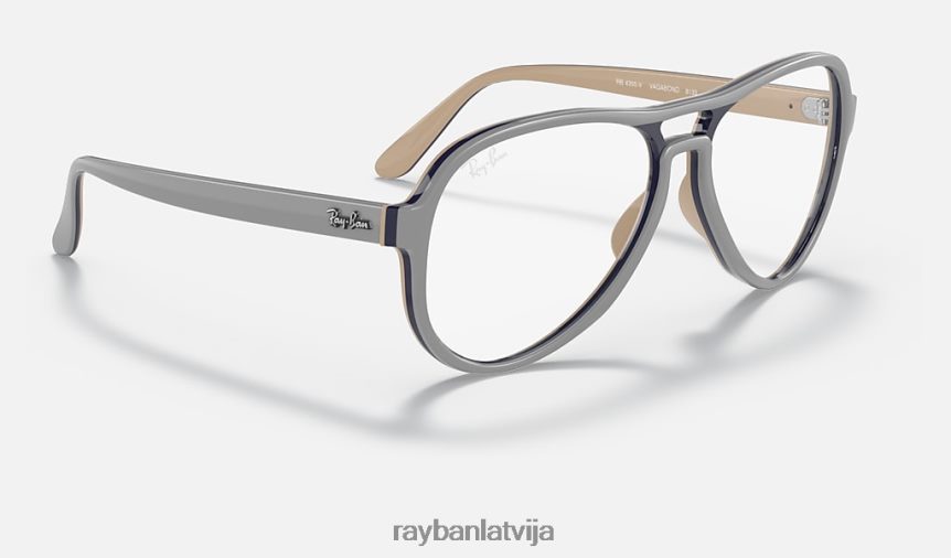 vagabond optika pulēta gaiši pelēka F0L86X1963 vīriešiem Ray-Ban brilles