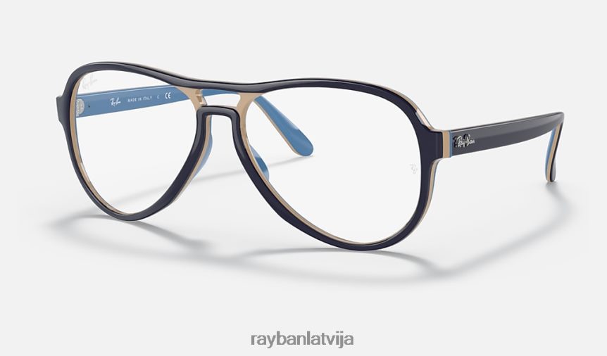 vagabond optika pulēta zila F0L86X1964 vīriešiem Ray-Ban brilles