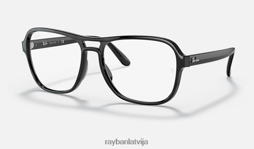 valsts puses optika pulēta melna F0L86X2014 vīriešiem Ray-Ban brilles