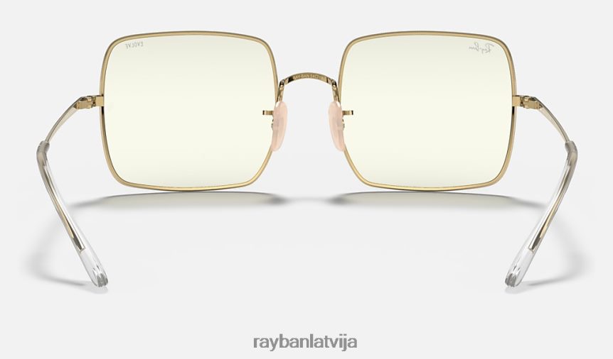 kvadrāts 1971 skaidrs attīstīties pulēta zelta/pelēka fotohroma F0L86X1579 sievietes Ray-Ban saulesbrilles