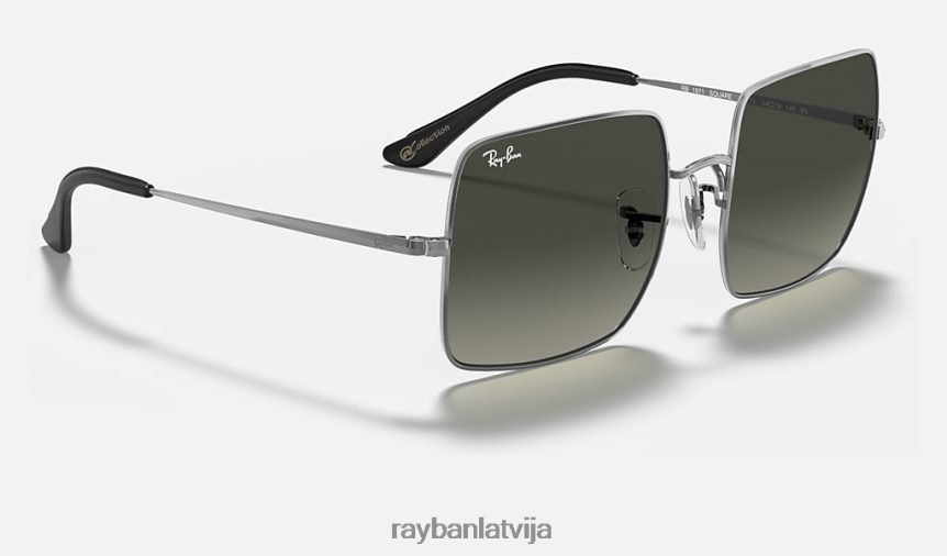 kvadrātveida 1971. gada kolekcija pulēts gunmetāls/pelēks F0L86X1582 sievietes Ray-Ban saulesbrilles