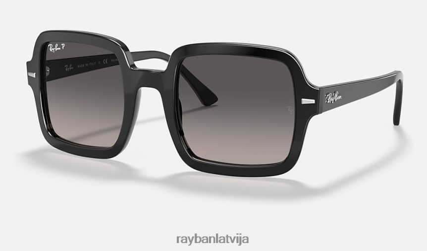 rb2188 pulēta melna/pelēka F0L86X1577 sievietes Ray-Ban saulesbrilles