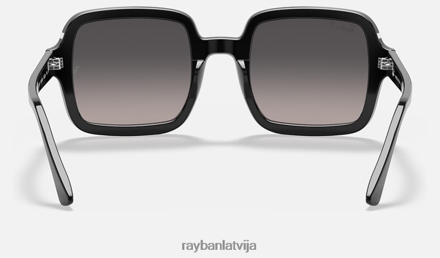 rb2188 pulēta melna/pelēka F0L86X1577 sievietes Ray-Ban saulesbrilles