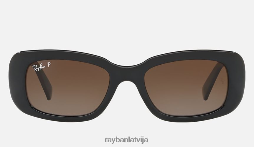 rb4122 pulēta melna/brūna F0L86X1569 sievietes Ray-Ban saulesbrilles
