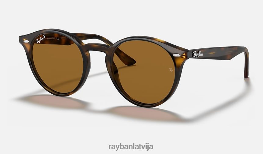 2180 rb pulēta gaiša havana/brūna F0L86X79 vīriešiem Ray-Ban saulesbrilles
