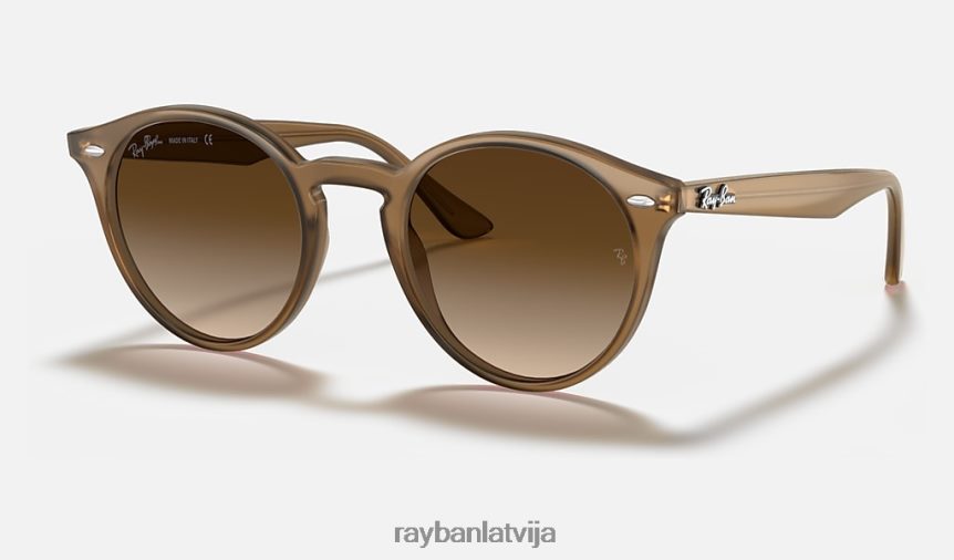 2180 rb pulēta gaiši brūna/brūna F0L86X76 vīriešiem Ray-Ban saulesbrilles