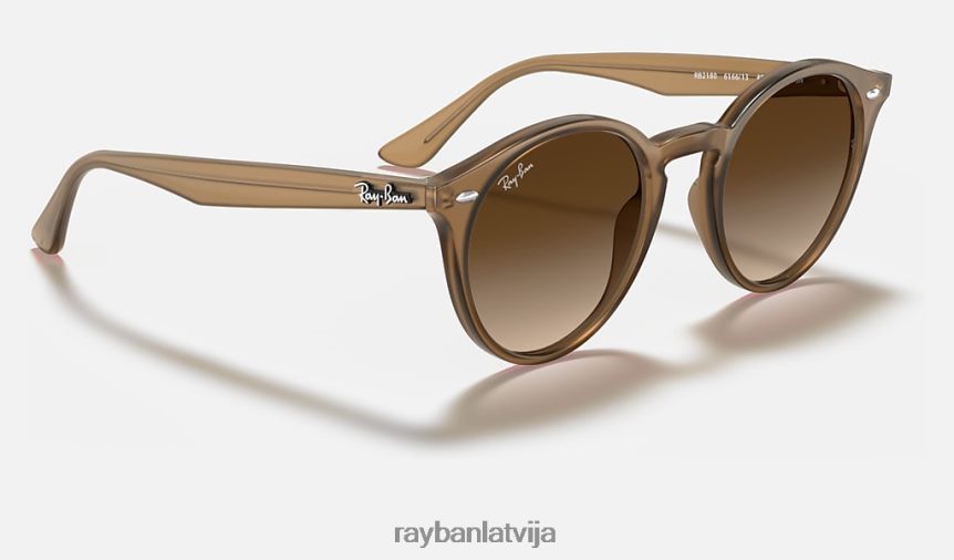 2180 rb pulēta gaiši brūna/brūna F0L86X76 vīriešiem Ray-Ban saulesbrilles