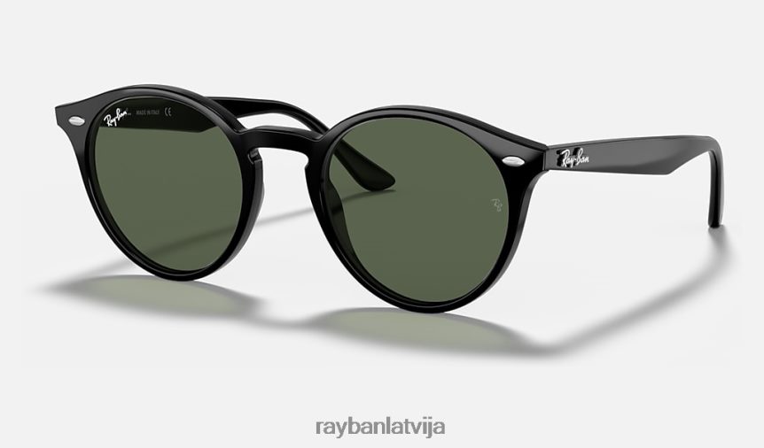 2180 rb pulēta melna/tumši zaļa F0L86X77 vīriešiem Ray-Ban saulesbrilles