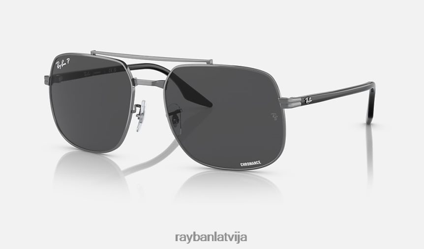 3699 rb pulēts gunmetāls/tumši pelēks F0L86X564 vīriešiem Ray-Ban saulesbrilles
