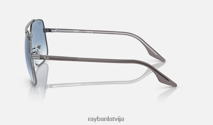 3699 rb pulēts gunmetāls/zils F0L86X561 vīriešiem Ray-Ban saulesbrilles