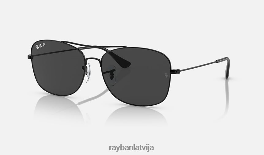 3799 rb pulēta melna/pelēka F0L86X1521 vīriešiem Ray-Ban saulesbrilles
