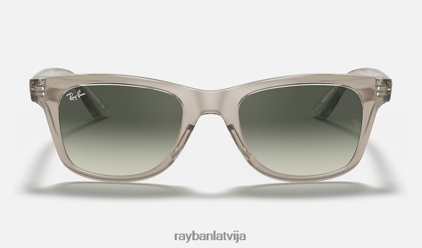 4640 rb pulēta caurspīdīga pelēka/pelēka F0L86X850 vīriešiem Ray-Ban saulesbrilles
