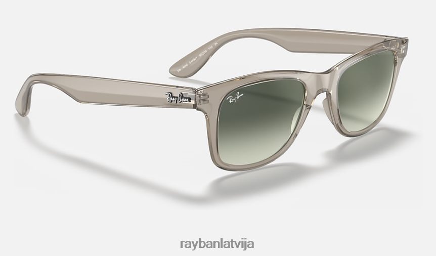 4640 rb pulēta caurspīdīga pelēka/pelēka F0L86X850 vīriešiem Ray-Ban saulesbrilles