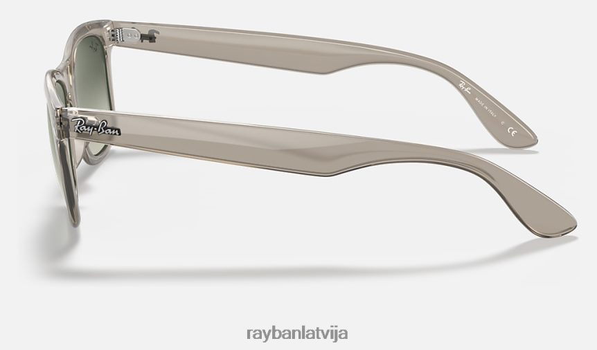 4640 rb pulēta caurspīdīga pelēka/pelēka F0L86X850 vīriešiem Ray-Ban saulesbrilles
