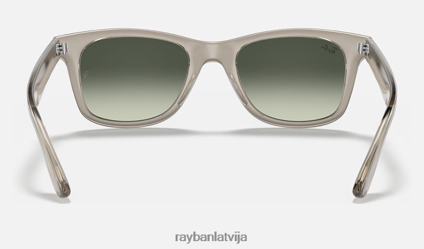 4640 rb pulēta caurspīdīga pelēka/pelēka F0L86X850 vīriešiem Ray-Ban saulesbrilles