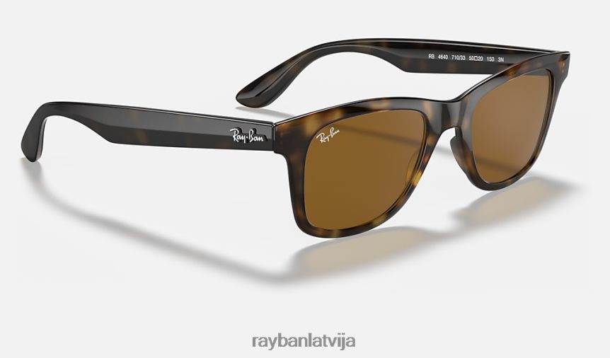 4640 rb pulēta gaiša havana/brūna F0L86X849 vīriešiem Ray-Ban saulesbrilles