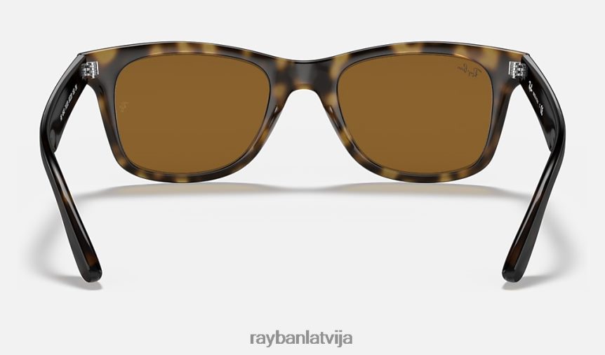 4640 rb pulēta gaiša havana/brūna F0L86X849 vīriešiem Ray-Ban saulesbrilles
