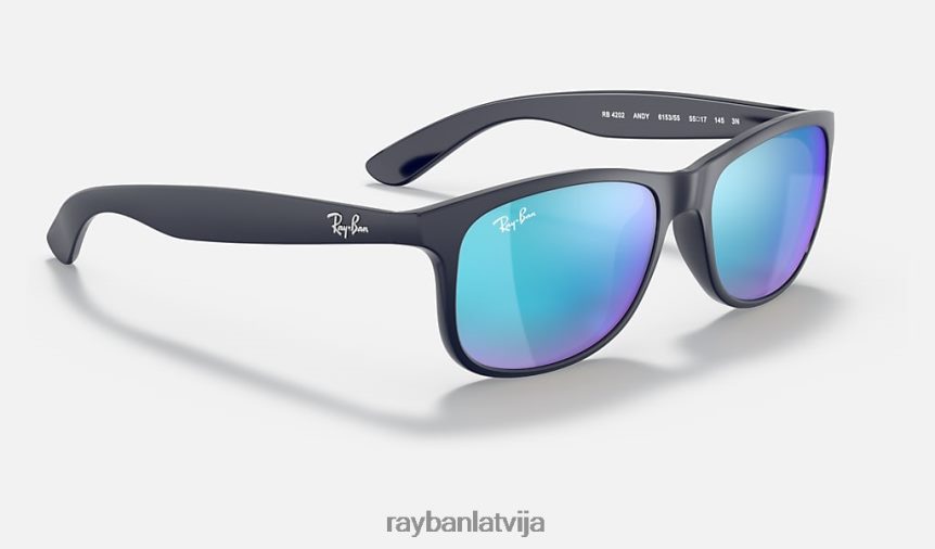 Andy matēts zils/zils F0L86X749 vīriešiem Ray-Ban saulesbrilles