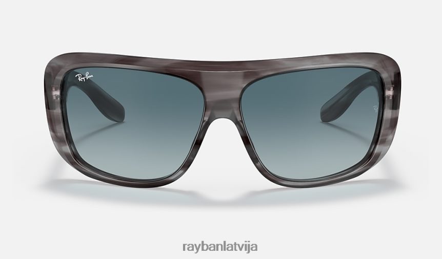 Blērs pulēts pelēks/zils F0L86X502 vīriešiem Ray-Ban saulesbrilles