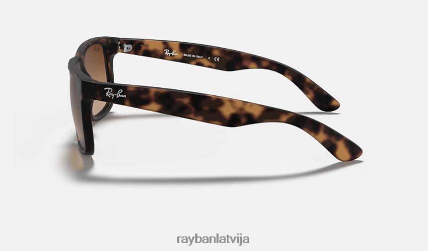Džastina klasika matēts havana/tumši brūns F0L86X39 vīriešiem Ray-Ban saulesbrilles