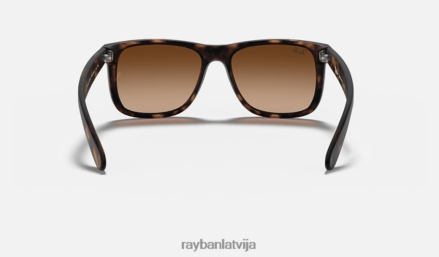 Džastina klasika matēts havana/tumši brūns F0L86X39 vīriešiem Ray-Ban saulesbrilles