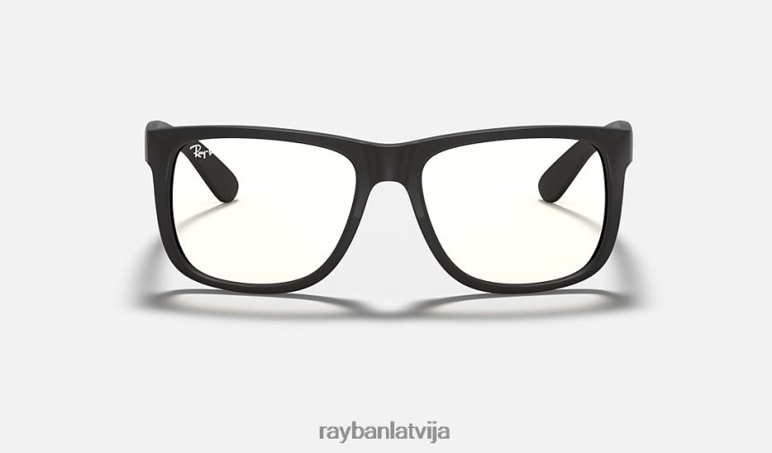 Džastins skaidrs matēts melns/dzidrs F0L86X1003 vīriešiem Ray-Ban saulesbrilles