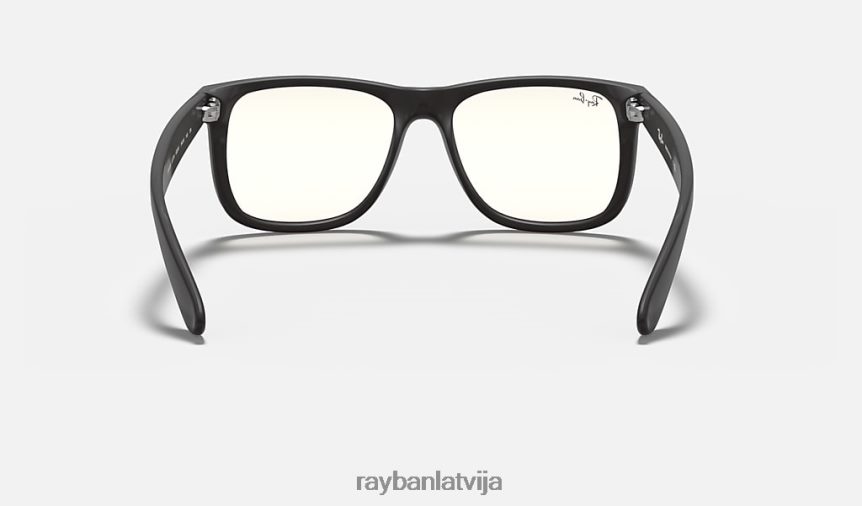 Džastins skaidrs matēts melns/dzidrs F0L86X1003 vīriešiem Ray-Ban saulesbrilles