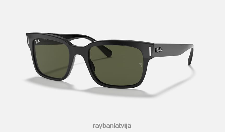 Džefrijs pulēta melna/zaļa F0L86X972 vīriešiem Ray-Ban saulesbrilles