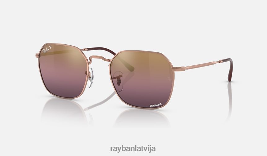 Džims pulēts rozā zelts/zelts/sarkans F0L86X180 vīriešiem Ray-Ban saulesbrilles