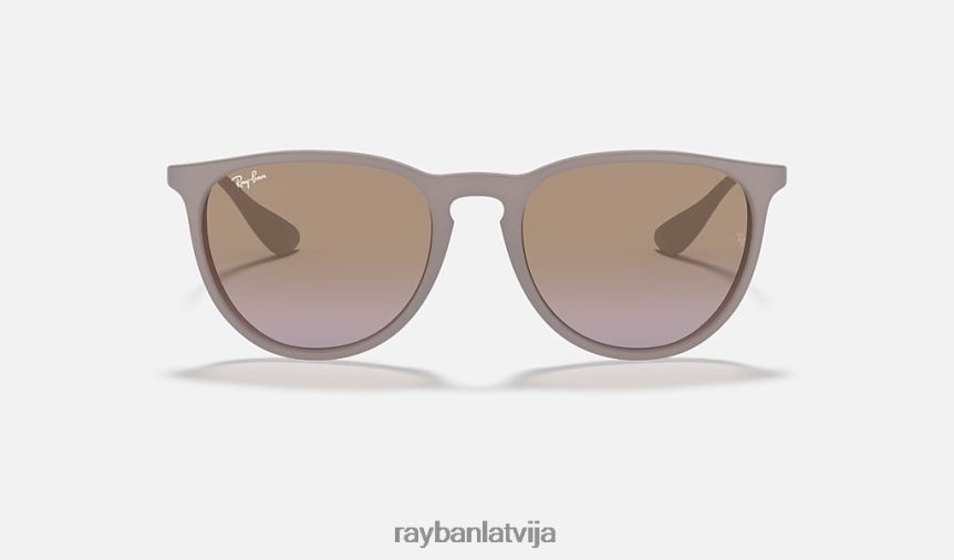 Erika klasika matēts tumšs smiltis/brūns/violetais F0L86X150 vīriešiem Ray-Ban saulesbrilles