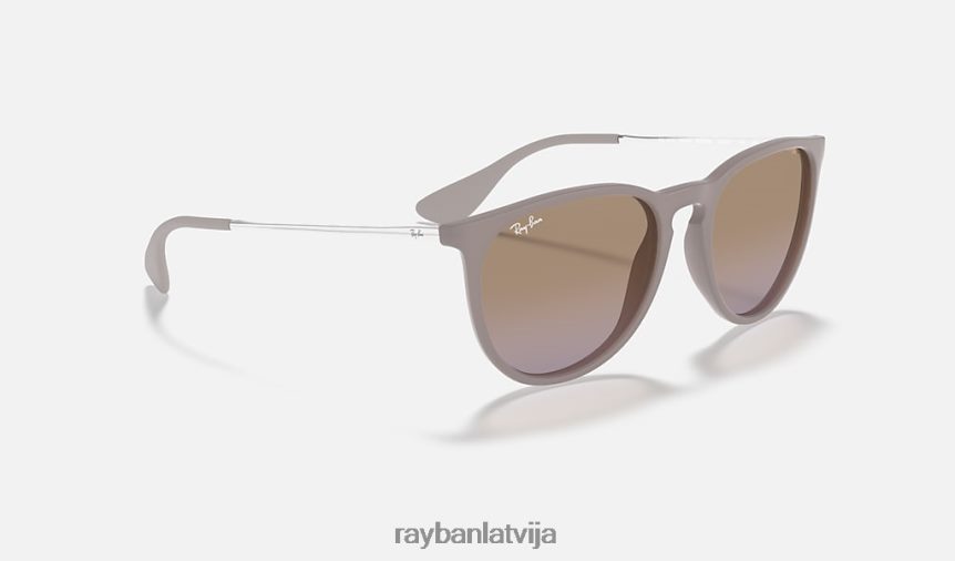Erika klasika matēts tumšs smiltis/brūns/violetais F0L86X150 vīriešiem Ray-Ban saulesbrilles
